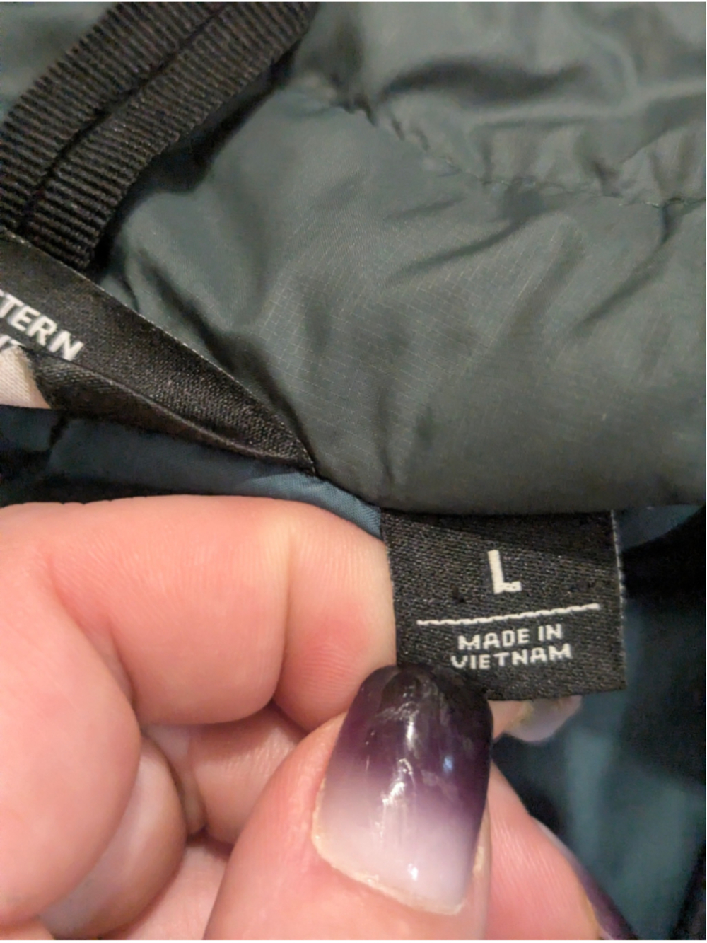 Eastern Mountain Sports Packable Puffer Jacket Large Dark Green - Picture 5 of 14